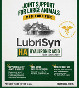 LubriSyn® HA Joint Care Plus MSM Large Animal 32 oz