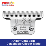 Andis® Ultra Edge Detachable Clipper Blade - T-84. On Sale 3/29 - 4/11/26