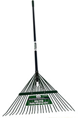 Barn Spring Brace Rake - Metal Handle