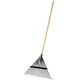 Deluxe Spring Rake - Wooden Handle