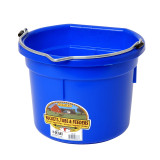 Little Giant® DuraFlex Flat Back Bucket  8 Quarts BLUE