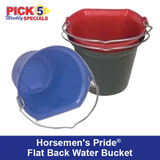 Horsemen's Pride® Flat Back Water Bucket - 20 Quart. On Sale 12/7 -12/20/25.