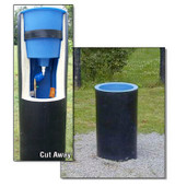 Varnan Double Wall Waterer - 18" - Black - No Heat