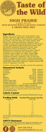 Taste Of The Wild® - High Prairie Grain-Free Dog Food - 28 lb