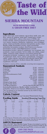 Taste Of The Wild® - Sierra Mountain Grain-Free Dog Food - 28 lb