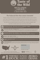 Taste Of The Wild®- Wetlands Wild Fowl  Grain-Free Dog Food - 28 lb