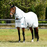 Weatherbeeta® ComFiTec™ Essential Mesh Fly Sheet Combo - White, Blue & Gray