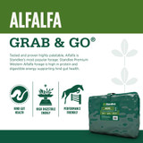 Standlee® Premium Alfalfa Grab & Go® Compressed Bale - 50 lbs