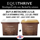 Equithrive® Metacare™ Pellets 3.3 lbs Promotion 7/1/25- 7/3/25