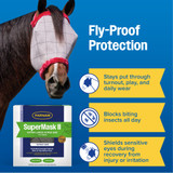 SuperMask® II Fly Mask - X-Large size