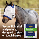 SuperMask® II Fly Mask - X-Large size