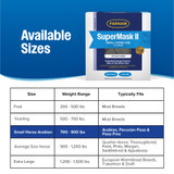 SuperMask® II Fly Mask Small Horse/Arabian Size