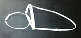 Nylon Flash Noseband - White