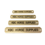 Brass Nameplate - 5/8 x 3.5