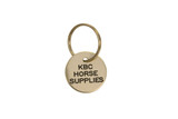 Brass Foal Tag - Round - One -Sided