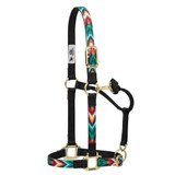 Weaver® Patterned - Nylon Halter with Throat Snap - Adjustable Chin - Chevron