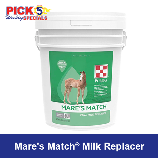 Mare's Match® Milk Replacer - 20 lbs. On sale 3.15 - 3.28.26.