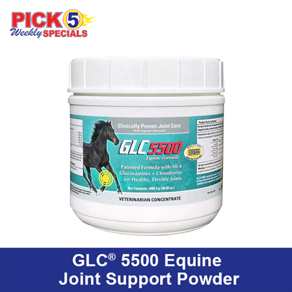 GLC® 5500 Equine Joint Support Powder. On sale 1/4 - 1/17/26.