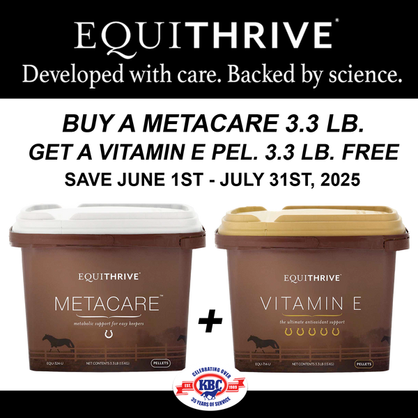 Equithrive® Metacare™ Pellets 3.3 lbs Promotion 7/1/25- 7/3/25