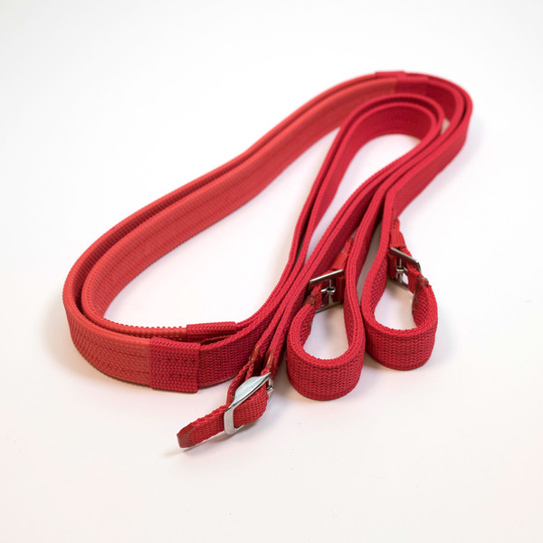 Nylon Race Reins - Red