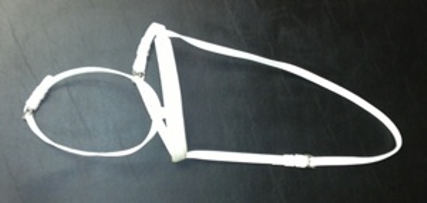 Nylon Flash Noseband - White