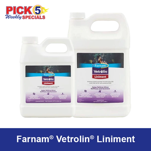 Vetrolin® Liniment - Gallon.  On sale 4.26 - 5.9.26.