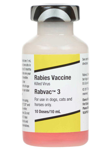 Rabvac® 3 Rabies Vaccines - 10 mL - KBC International