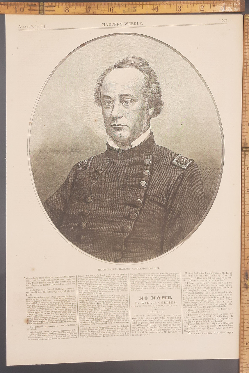 Portrait of Major General Henry W. Halleck, Commander in chief ...