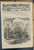 General Sherman's Campaign: Council of war held at General Wood's Head-Quarters. Original Antique Civil War Engraving AKA Print from 1864.