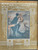 Scena Illustrata cover. Young man and woman kissing. Original Antique Print 1916.