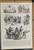 The World at the Paris Exhibition: Feast of Reason, Pursuit of Knowledge and an English Family. Original Antique Print 1878.