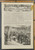 The Seaman's Burial. Article on a seaman's grave. Burial at Sea. Original Antique Print 1869.