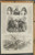 The young victims of the Pantin Tragedy, dead children. Murdered kids. Struggle between the assassin troppmann and the calker in the Have Basin. Original Antique Print from 1869.