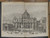 View of the Church of Saint Peter's, Rome. The Ecumenical Council. Extra Large Original Antique Print 1869.