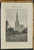 Old picture of Norwich Cathedral. Original Antique Print from 1895.