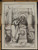 Italians, your first king is dead by Thomas Nast. Victor Emmanuel--II. Italia:  "My heart is in the coffin there with Caesar, and I must pause till it come back to me."--Shakespeare.Extra Large Original Antique Print 1878.