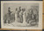 The great social event at Blackville, the wedding of the Twins by Sol Eytinge, Jun. Black Americana. Original Antique Print 1878.