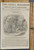 Old English ballads, Robin Hood and Little John. Original Antique magazine print from 1838.