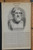 Bust of Demosthenes. Original Antique magazine print from 1838.