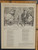 Our monthly weather report, pouring rain. How those in love see things differently then other people Original Antique print from 1866.