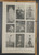 A study of the American girl: On the beach, playing golf, the college girl, at the tea table, the bicycle girl, the equestrian and the bride. Original Antique print from 1897.