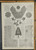 Detailed images and instructions on how to make an Irish Guipure crochet collar. Border for table covers or curtains. Original Antique wood cut engraving, print from 1872.