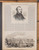 View of the City of Lexington, Kentucky. Article and image of John Godfrey Saxe, the comic poet and lecturer. Original Antique woodcut engraving, print from 1855.