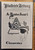 Ad for A Batschari Cigarettes, artwork by Hans Rudi Erdt. Smoke rings blown at a female smoker wearing a summer hat. Original Antique German World War One era print from 1914. WWI WW1