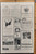 Ads for Munich artist cooperative, Dr. P Kohler Sanatorium, Reins colored paper, Franzensbad mud bath and Elbe Horticultural Exhibition. Nude man riding a griffin. Original Antique German World War One era print from 1914. WWI WW1
