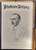 Inaugural speech of Karl Helfferich the New Reich, Treasury Secretary in the German ReichStag as drawn by Hermann Strud. Original Antique German World War One era print from 1915. WW1 WWI
