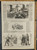 A humorous look at the Boston Jubilee: Hotel accommodations, a lost couple, and waiters. Facetiae. Original Antique  print from 1872.