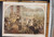 Grand entry of the prince and princess Frederick William into Berlin. A fancy procession with horses, carriage, children and military. Original Antique Color print from 1858.#2