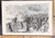 The Zoological Gardens, Berlin, Germany. Crowded scene with children playing, men and women talking and an older gentleman with a cane wearing glasses. Original Antique wood engraved print from 1874.#3