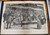 Going Up town on a New York cable car. Art by L. L. Roush. N.Y.C. A crowded Broadway cable car. Original Extra Large Antique print from 1897.